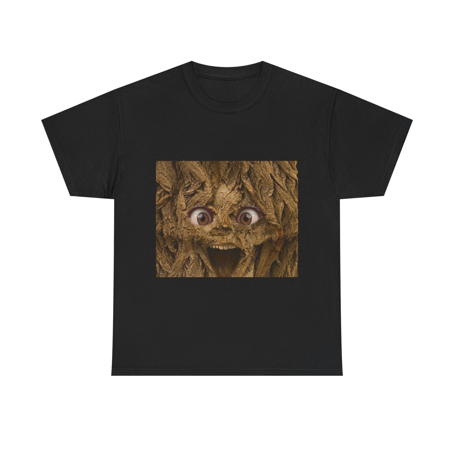 Griezelig Moss Monster T-shirt – Grappig griezelig gezicht grafisch T-shirt
