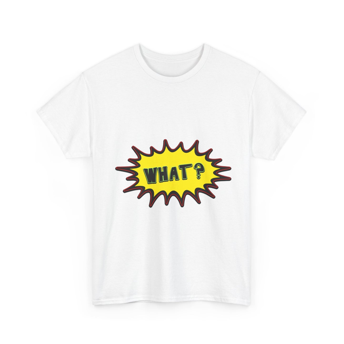 Wat? Komische pop Art T-shirt
