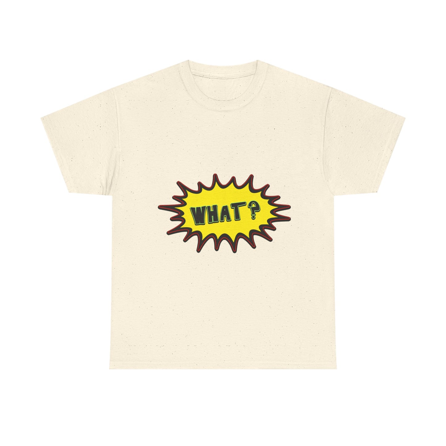 Wat? Komische pop Art T-shirt