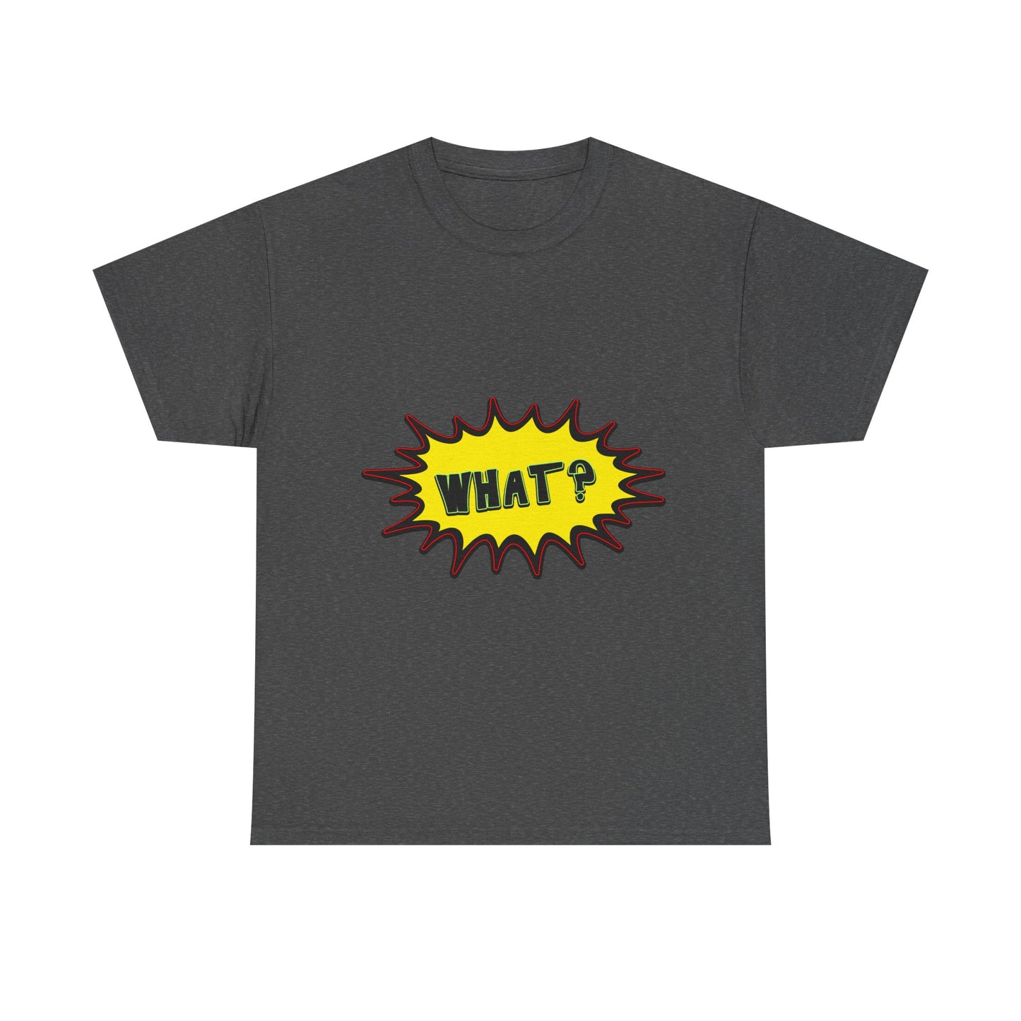 Wat? Komische pop Art T-shirt