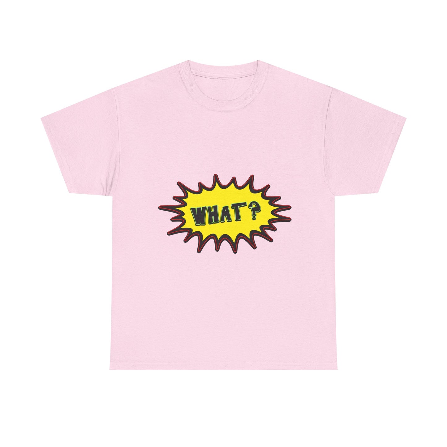 Wat? Komische pop Art T-shirt