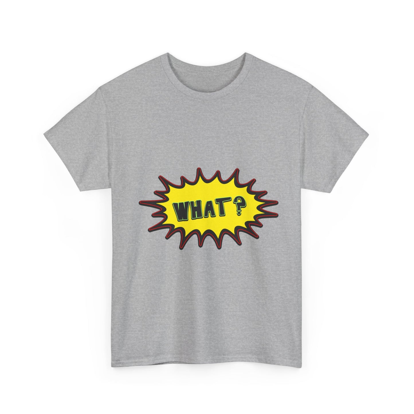 Wat? Komische pop Art T-shirt