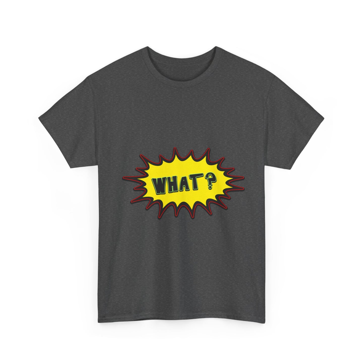 Wat? Komische pop Art T-shirt