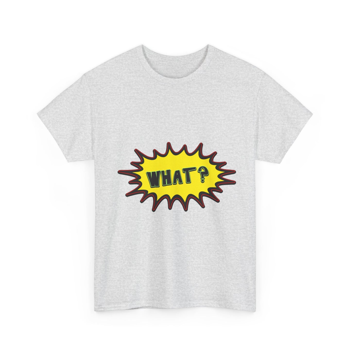 Wat? Komische pop Art T-shirt