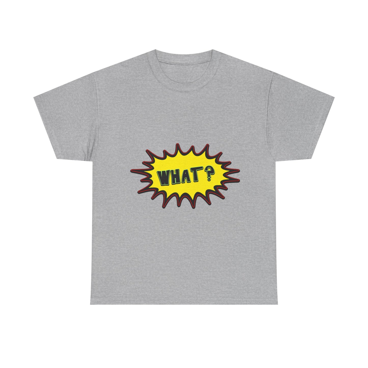Wat? Komische pop Art T-shirt