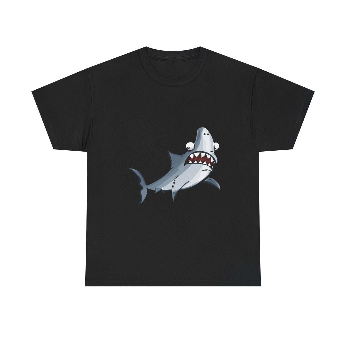Shark Graphic Tee - Leuk Cartoon Shark strandshirt voor kinderen en volwassenen