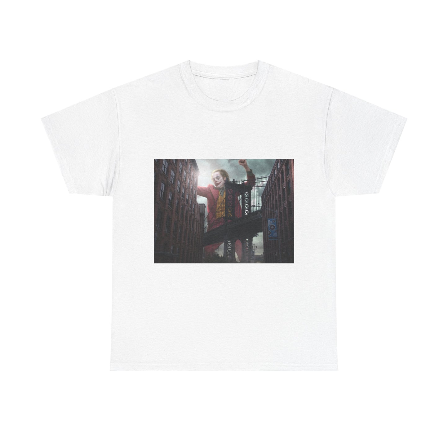 T-Shirt — Dark Cityscape Joker Illustration Graphic Tee
