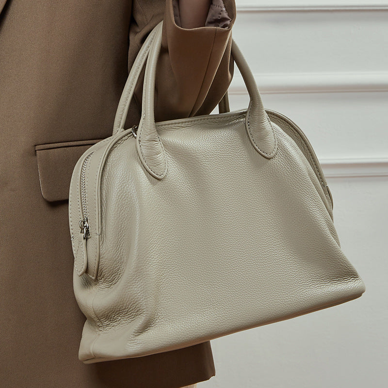 Retro lederen mode draagtas