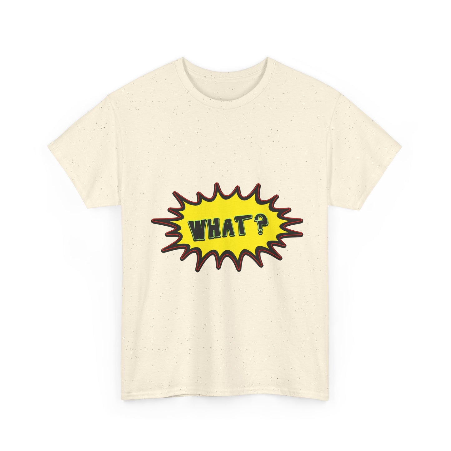Wat? Komische pop Art T-shirt