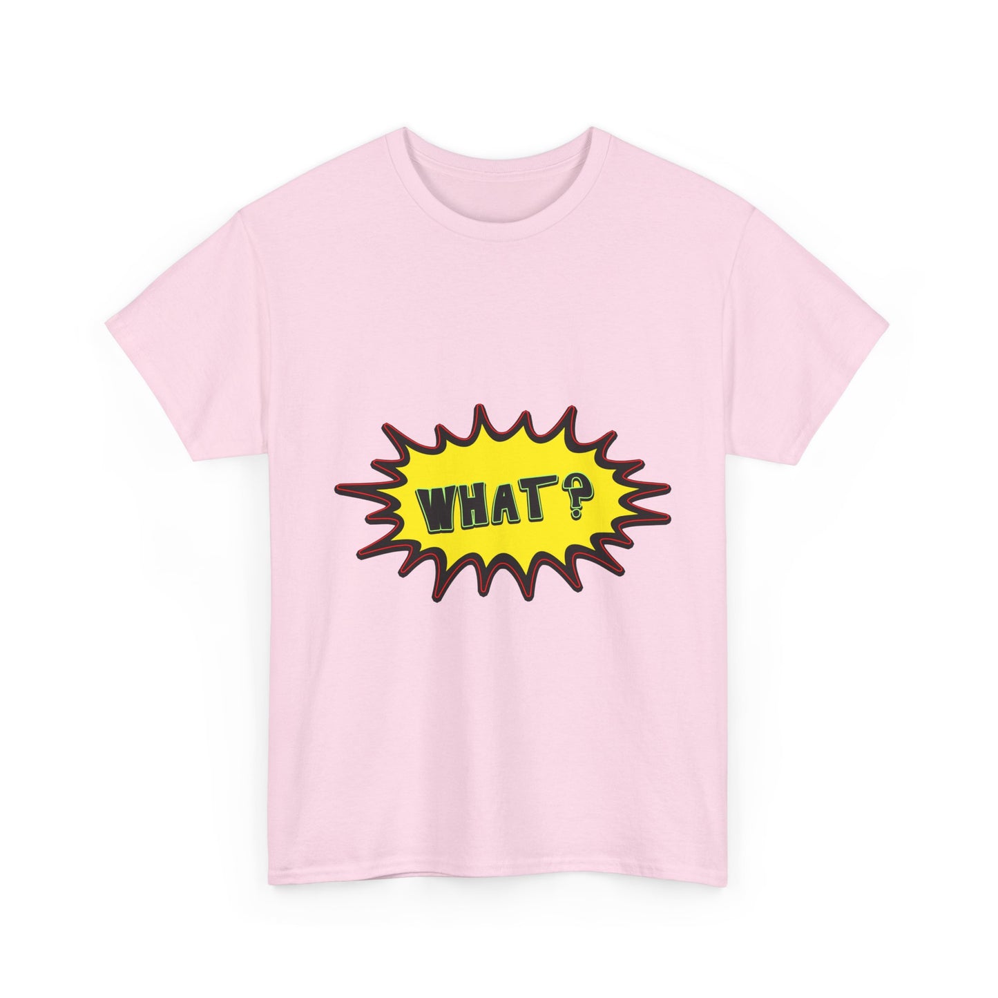 Wat? Komische pop Art T-shirt