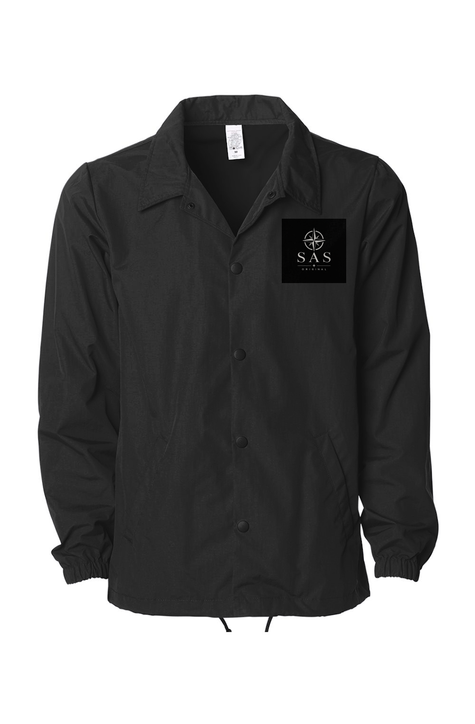 Black On Black Coaches Jacket