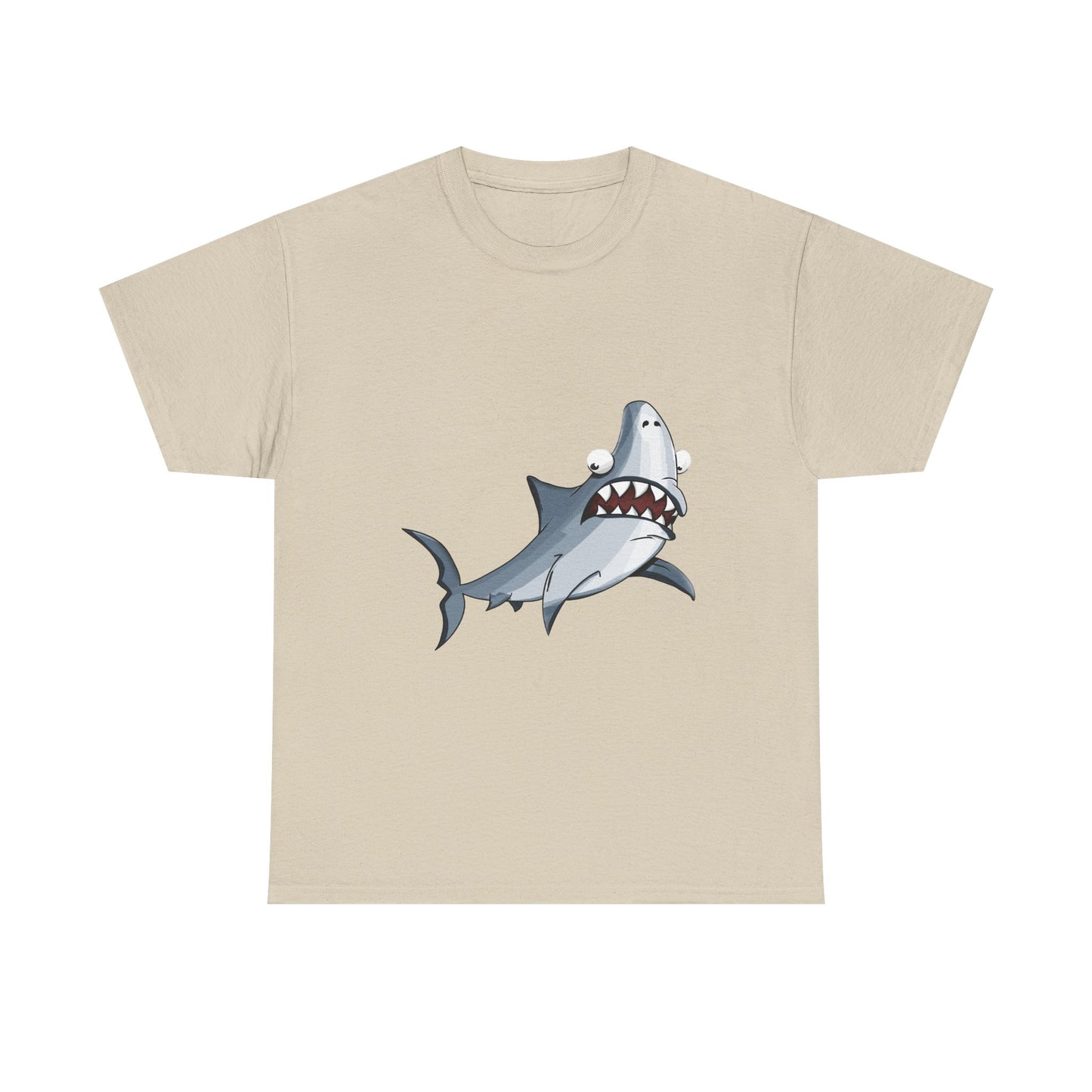 Shark Graphic Tee - Leuk Cartoon Shark strandshirt voor kinderen en volwassenen