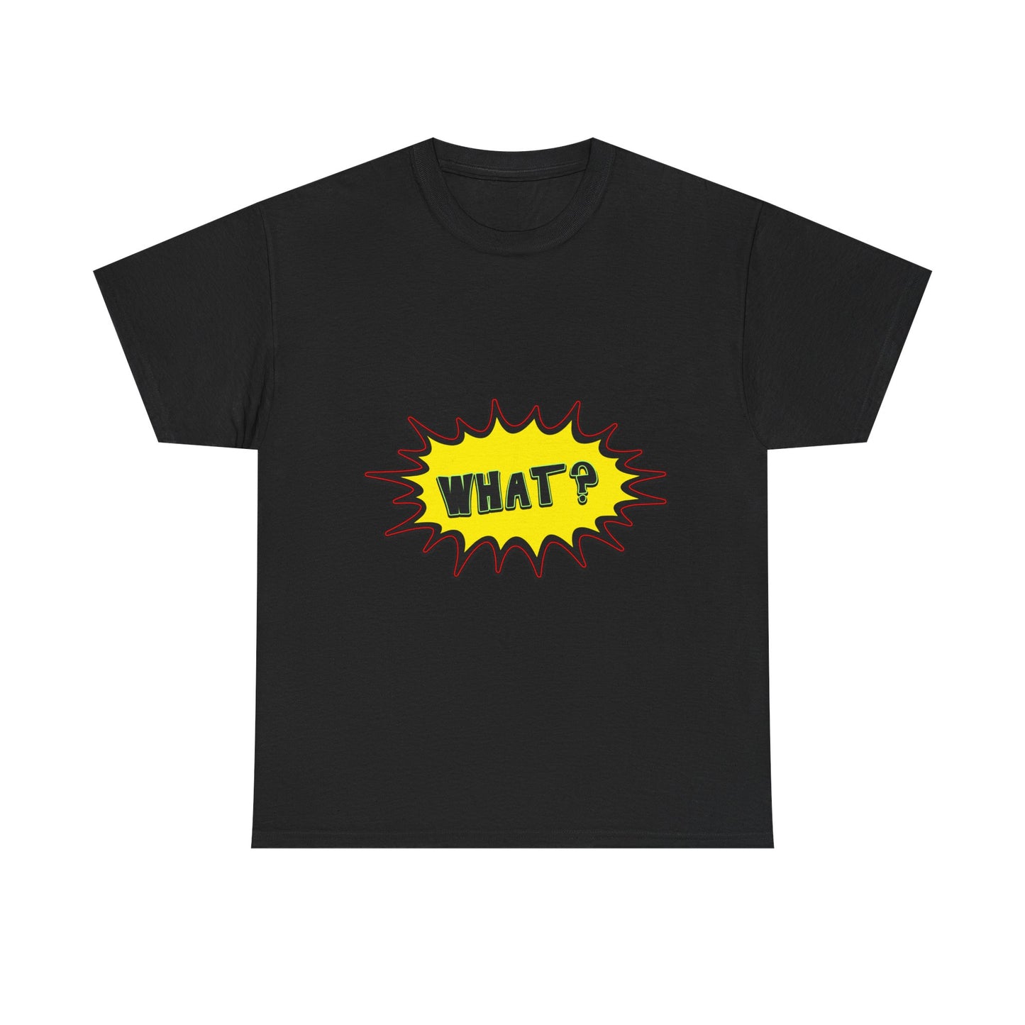 Wat? Komische pop Art T-shirt