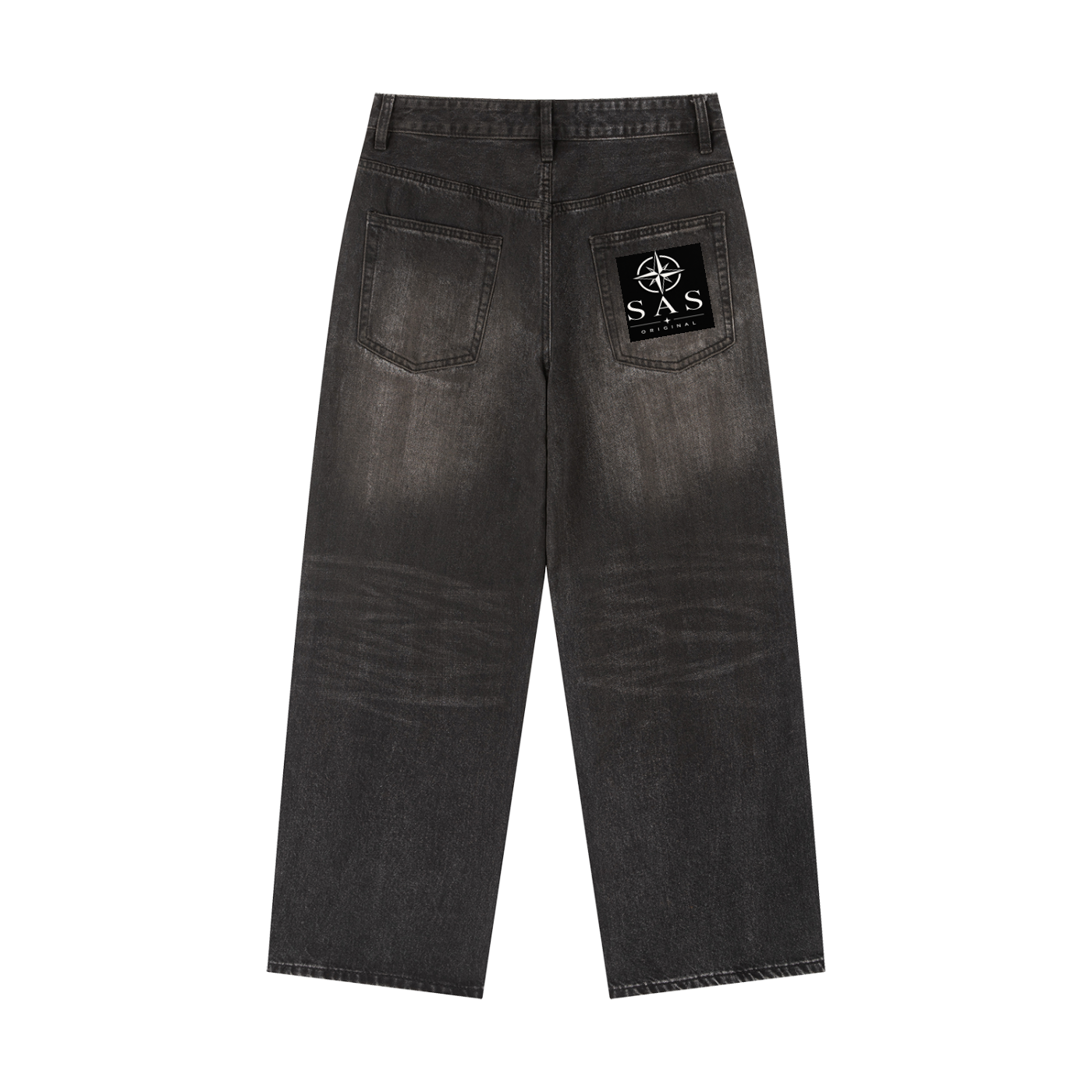 Vintage Wash Heavyweight Denim Jeans
