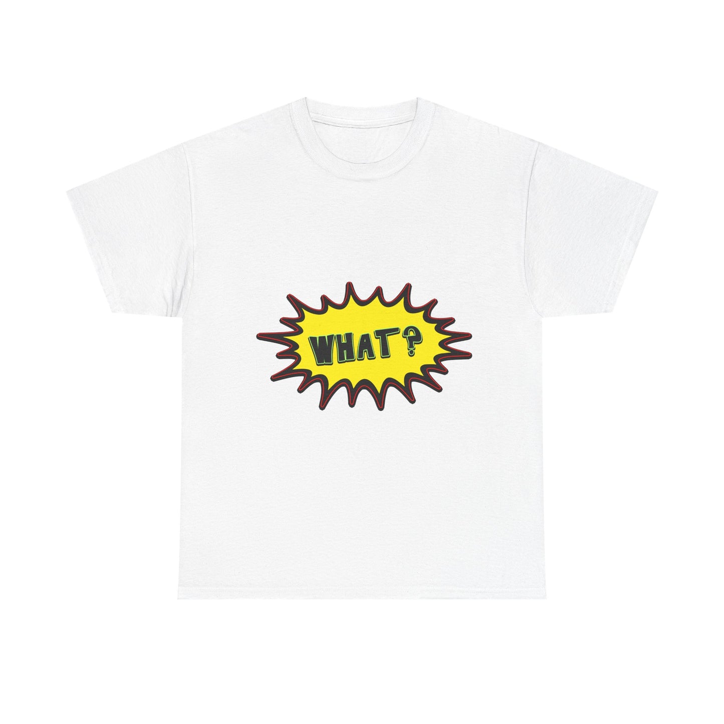Wat? Komische pop Art T-shirt