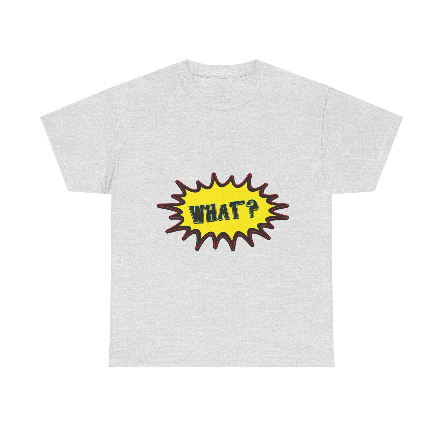 Wat? Komische pop Art T-shirt