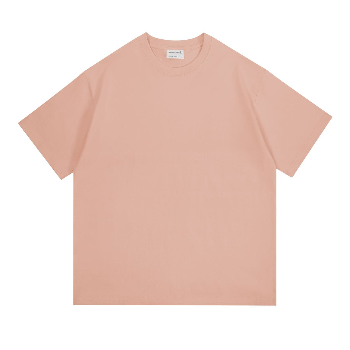 New 260g Heavy Men's T-Shirt Pure Cotton Short Sleeve Solid Color Summer Versatile Drop Shoulder Bottom Short Sleeve T-Shirt Men's Wholesale