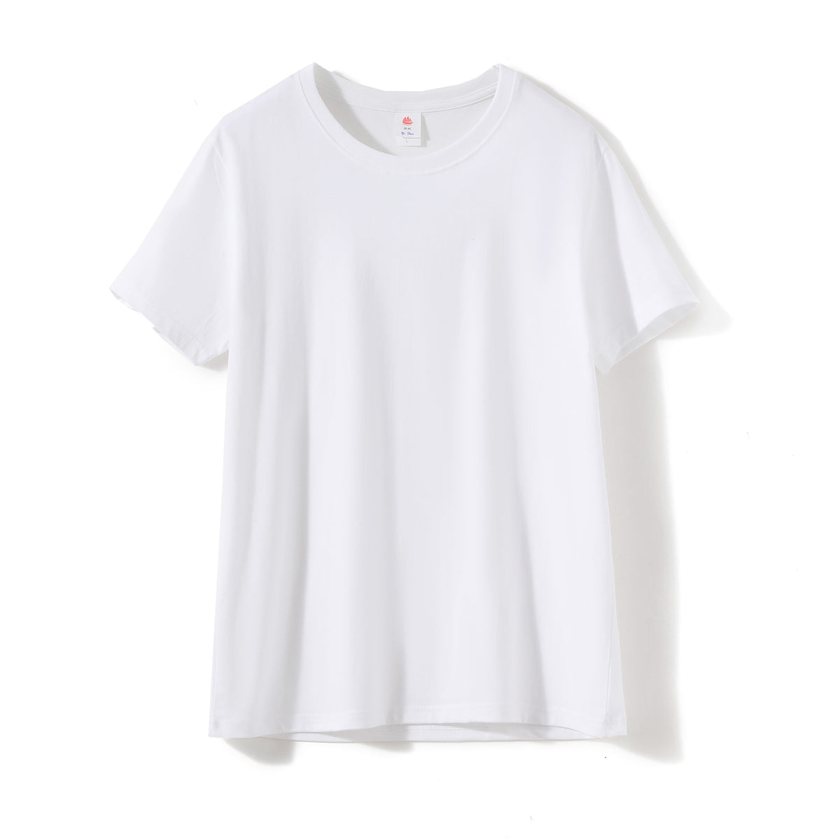 180g 24 Count Cotton Solid Color Crew Neck Men's Short Sleeve T-Shirt Wholesale Blank Shirt Advertising DIY Printing Logo