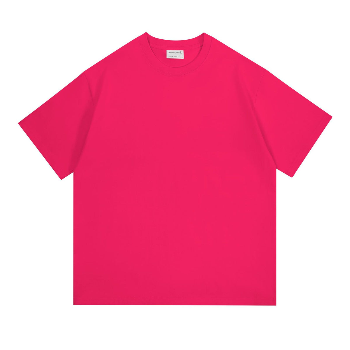 New 260g Heavy Men's T-Shirt Pure Cotton Short Sleeve Solid Color Summer Versatile Drop Shoulder Bottom Short Sleeve T-Shirt Men's Wholesale