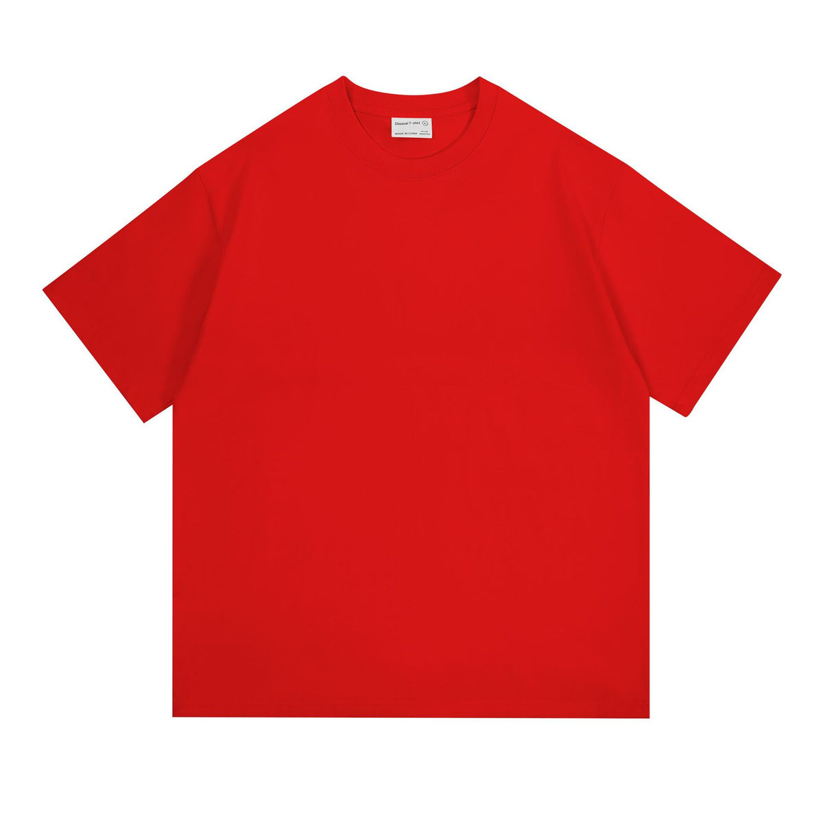 New 260g Heavy Men's T-Shirt Pure Cotton Short Sleeve Solid Color Summer Versatile Drop Shoulder Bottom Short Sleeve T-Shirt Men's Wholesale