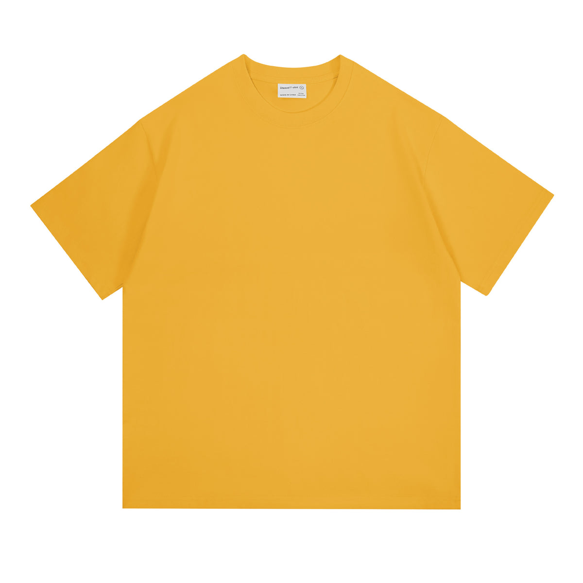 New 260g Heavy Men's T-Shirt Pure Cotton Short Sleeve Solid Color Summer Versatile Drop Shoulder Bottom Short Sleeve T-Shirt Men's Wholesale