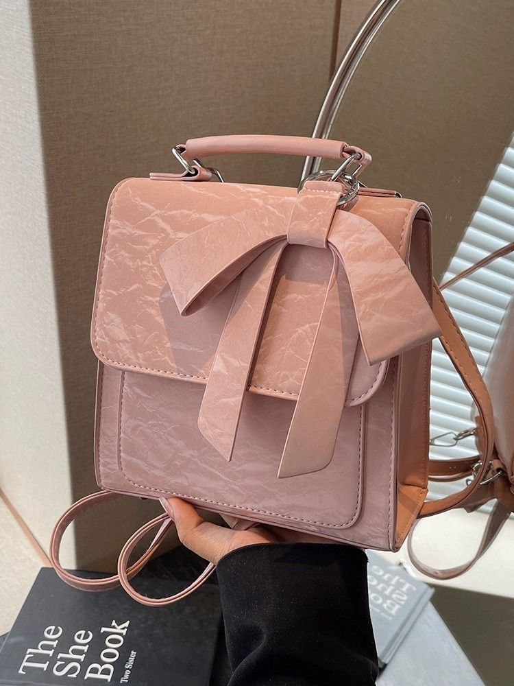 Bow-knot Backpack For Women Trendy And Fashionable Design