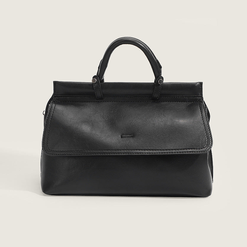 Veelzijdige draagtas met textuur, die als schoudertas kan worden gedragen