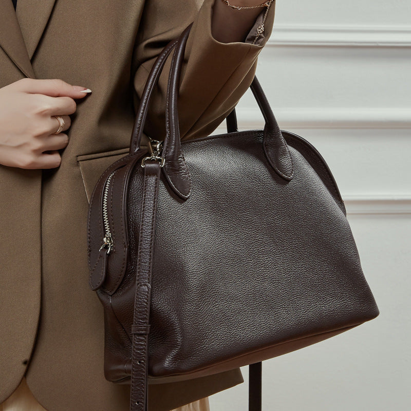 Retro lederen mode draagtas